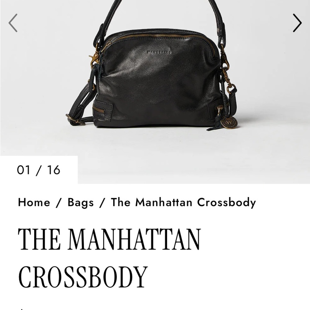 Elegant Black Crossbody Bag